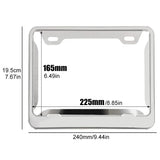 Motorcycle Plate Frame Number Plate Cover Protection