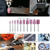20PCS Mounted Abrasive Stone Grinding Head Polishing Wheels 3mm Mandrel