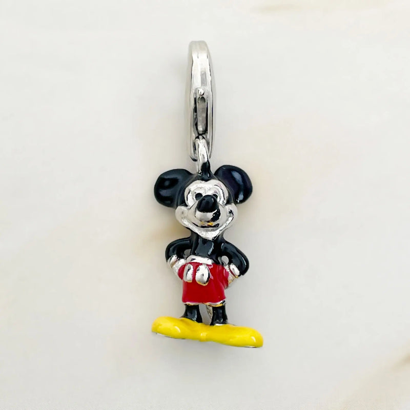 Mouse Dog Duck Charms Pendant 925 Sterling Silver Jewelry Accessory