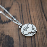 Tiny Mouse Necklace Animal Keepsake for Teens