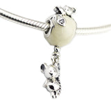 Mouse & Balloon Charm for 925 Silver Bracelets