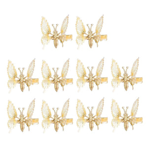 Girls' Metal Hairpin Fairy Hollow out Drop