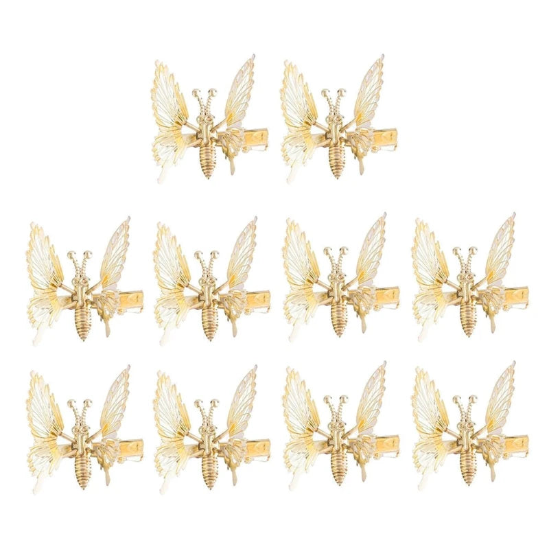 Girls' Metal Hairpin Fairy Hollow out Drop