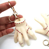 Gomez Addams Wednesday Necklace Keychain Pendant Choker Keychain