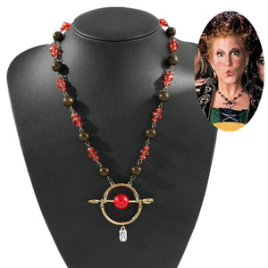 Hocus Pocus Witch Mary Sarah Winifred Necklace Cosplay Pendant Choker
