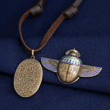 Superhero Marc Spector Cosplay Scarab Beetle Wings Necklace