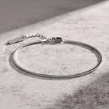 Mprainbow Men's 1.7mm Square Snake Chain Bracelets