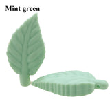 Chewbeads Silicone Leaves Baby Teether Necklace 10pc