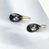 Angel Teardrop Hook Earrings Crystals From Austria Bijoux Jewelry For Women