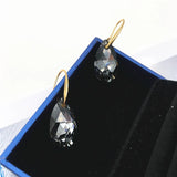 Angel Teardrop Hook Earrings Crystals From Austria Bijoux Jewelry For Women