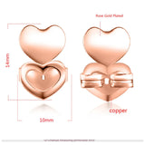 Heart Crown Clover Earring Lift Backs Hypoallergenic