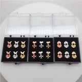 Heart Crown Clover Earring Lift Backs Hypoallergenic