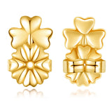 Heart Crown Clover Earring Lift Backs Hypoallergenic