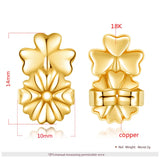 Heart Crown Clover Earring Lift Backs Hypoallergenic