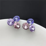 Clip On Earrings Gift Crystals From Austria