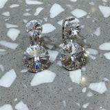 Clip On Earrings Gift Crystals From Austria