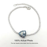 Rhinestone Chains Bracelet Triangle Stone Crystal Women Party