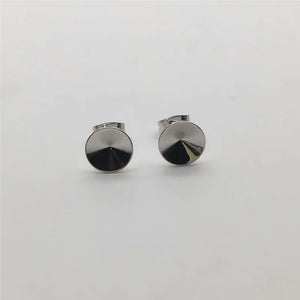 Rivoli Stud Earrings 925 Copper Settings 8-14mm