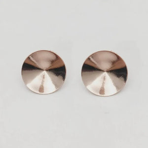 Rivoli Stud Earrings 925 Copper Settings 8-14mm