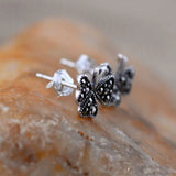 Thai Style 925 Silver Mark Clover Earrings
