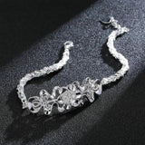 Butterfly Love Flower Bracelet for Women
