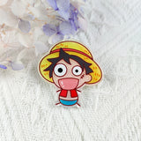 10PCS Anime Glitter Charms DIY Keychain Earring Jewelry Making