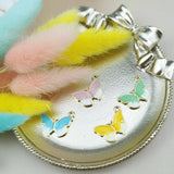 10pcs Colorful Butterfly Charms Pendant Enamel Metal Small DIY Jewelry Making
