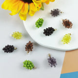 10pcs 3D Grapes Charms Jewelry Making Bunch Of Grapes Pendants DIY