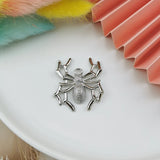 10pcs Spiders Enamel Charms Halloween Pendants for DIY Jewelry