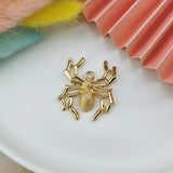 10pcs Spiders Enamel Charms Halloween Pendants for DIY Jewelry