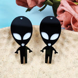 10pcs Aliens Acrylic Charms For Jewelry Making DIY Pendants