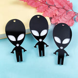 10pcs Aliens Acrylic Charms For Jewelry Making DIY Pendants