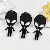 10pcs Aliens Acrylic Charms For Jewelry Making DIY Pendants