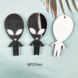 10pcs Aliens Acrylic Charms For Jewelry Making DIY Pendants