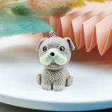 10pcs Dog Resin Charms Pendant for Jewelry Making DIY Earring Keychain