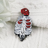 10pcs Acrylic Heart Growth Rose Hand Charms for DIY Jewelry Making Craft