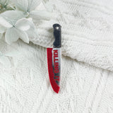 10pcs Blood Acrylic Charms for Earrings DIY Pendant