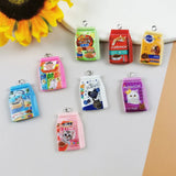 20pcs Pet Food Charms Dog Cat Pendants Resin DIY