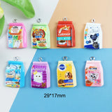 20pcs Pet Food Charms Dog Cat Pendants Resin DIY