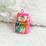 20pcs Pet Food Charms Dog Cat Pendants Resin DIY