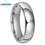 2mm Tungsten Wedding Ring Women's Domed Bands Polished Comfort Fit