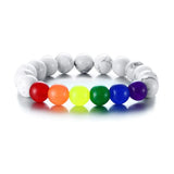 Charm Friendship Bracelet Bangle Elastic Rope Beads Jewelry