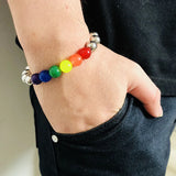 Charm Friendship Bracelet Bangle Elastic Rope Beads Jewelry