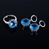 15MM CZ Multi-Color Earrings for Women Girls