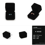 Multi-Color Velvet Jewelry Box Ring Earring Storage