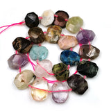 Irregular Natural Stone Beads Strand Rose Quartz Amethyst