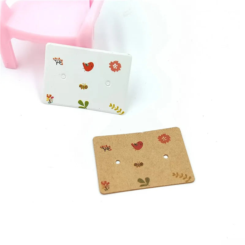 Jewelry Accessories Display Cards 200Pcs/Lot 3.5x2.5cm