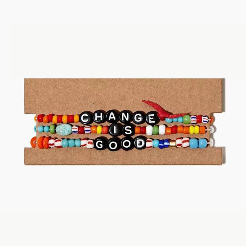 Multi-Colored Beaded Bracelets Bohemian Bijoux Femme Valentines Gift