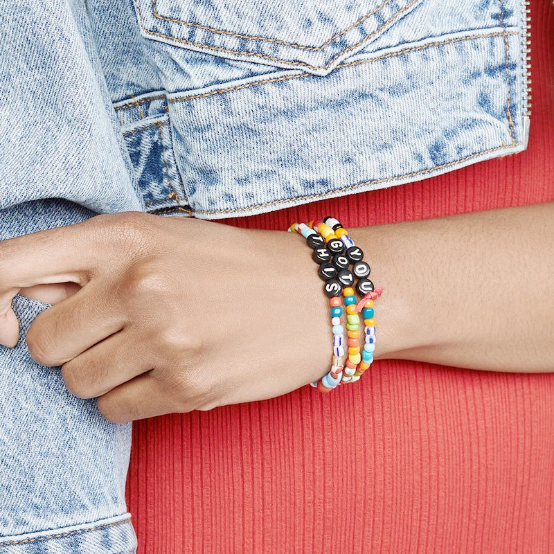 Multi-Colored Beaded Bracelets Bohemian Bijoux Femme Valentines Gift