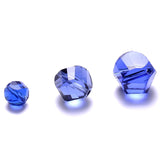 6mm 200pcs Faceted Crystal Glass Bead Spacer Round Beads for Jewelry Making